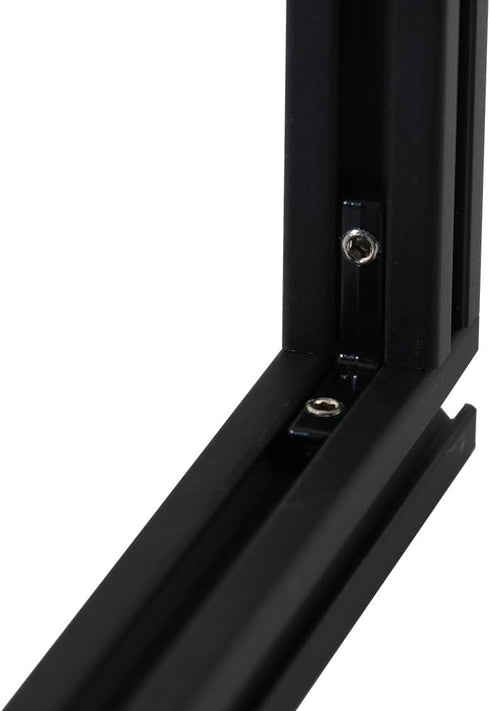 20pcs 2020 Series Black T Slot L-Shape Interior Corner Connector Joint Bracket with Screws and Wrench Tool