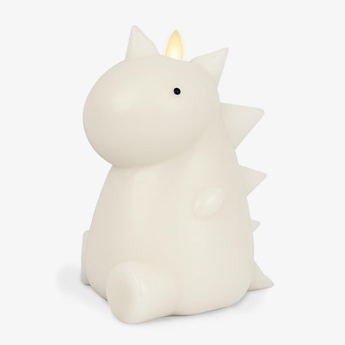 5.7" 6.7", 18 Luminara Flameless Dinosaur Figural Color Changing LED Candle, x Real Wax Moving Flame Battery Operated