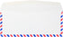 JAM PAPER #10 Airmail Envelopes - 25/Pack - 4 1/8 x 9 1/2 - White