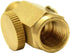 Quickun Pneumatic Brass In-Line Air Flow Regulator Valve, 1/4" NPT Male & Female