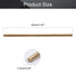 Fielect 2mm / 5/64 Brass Rods Round Solid Brass Rod Stock Lathe Bar Kit, 2 Inch Length for DIY Craft, Miniature Axle