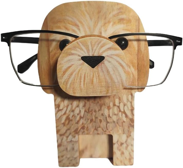 Witank animal glasses holder for nightstand Wooden Animal Eyeglass Stand eyeglasses holder stand