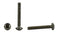 Stainless Steel Pan Head Machine Screws - 4-40 x 5/8", Full Thread, Phillips Drive, 18-8