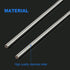 Glarks 2Pcs 6mm x 356mm Stainless Steel Solid Metal Round Rod for DIY RC Model Car, Helicopter, Airplane