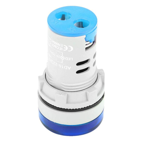 AC Frequency Meter, LED Digital Display 20-75 Hz Frequency Indicator Light