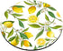 Smooffly Watercolor Lemon Painting Art Round Mouse Pad, Lemon Fruits with flowers and leaves pattern Circular Mouse Pads by Smooffly