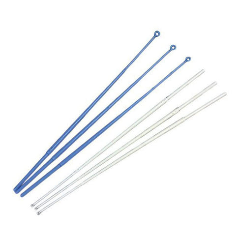 United Scientific Supplies K1021 Plastic Inoculating Loops, 1 ul, White (Pack of 30)