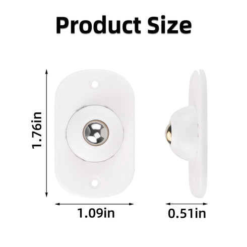 TKYPZY 8 360 Pcs Self Adhesive Caster Wheels Appliance Rollers for Kitchen Swivel Mini Universal Wheel Small Appliances