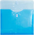JAM PAPER Plastic Expansion Envelopes, 9 5/8 x 11 5/8 with 1 Inch Expansion, Blue, 6 Pack