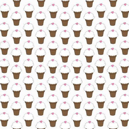 3dRose 12 Inch Vanilla Ice Cream Cones Ceramic Tile