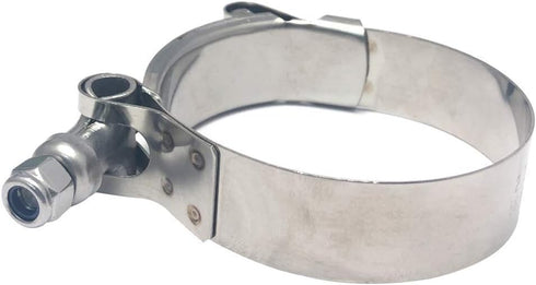 ISPINNER 2 Pack 1.5 Inch Stainless Steel T-Bolt Hose Clamps - Clamp Range 44-50mm for 1.5" Hose ID
