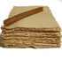 Deckle Papers 150 Size-A4 Pack of-50-Brown Handmade Deckle Edge Printer Friendly Blank Paper Mixed Media Loose Leaf