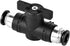 Beduan Push to Connect Fitting Ball Valve, 12mm Tube OD Pneumatic Air Flow Control Adapter