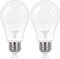 PARTPHONER A19 LED Light Bulbs, 60W Equivalent Efficient 9W, 900 Lumens, 3 Color Light Modes, Pack of 2