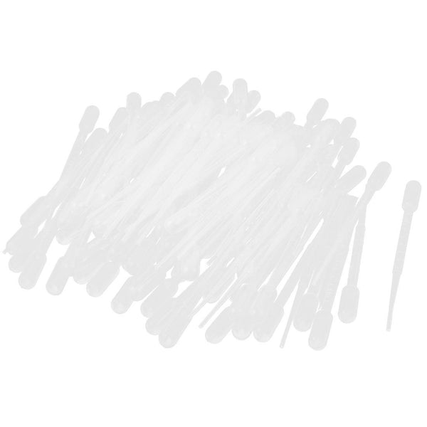 Othmro 300Pcs 0.5ml Disposable Plastic Transfer Pipettes, Clear Calibrated Droppers for Science Laboratory