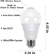 Bulbs 4-Pack, 12W (100-Watt E26 Bulb Closet(Warm Aukora Motion Sensor Light Equivalent) Motion Activated Dusk to Dawn