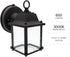 3000K 650 Maxxima LED Porch Lantern Outdoor Wall Light - Features Clear Glass, Warm White, Lumens, Dusk to Dawn