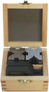 1-5/8'' x 1-1/4'' x 1-1/4'' Precision V Blocks & Clamp Set, Steel Gauge Machinist Tool for Accurate Measurements
