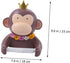 WOONEKY Wall Mounted Monkey Tissue Rack Cartoon Design Toilet Paper Holder Decorative Bathroom Roll Paper Stand Space