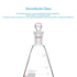 stonylab Glass 24/40 Erlenmeyer Flask with Stopper, 1000 ml Borosilicate Glass Heavy Wall Flask