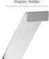 Cabilock Stainless Steel Shoe Display Stand for High Heels Mirror Finish Desktop Shoe Rack Holder for Womens Pumps