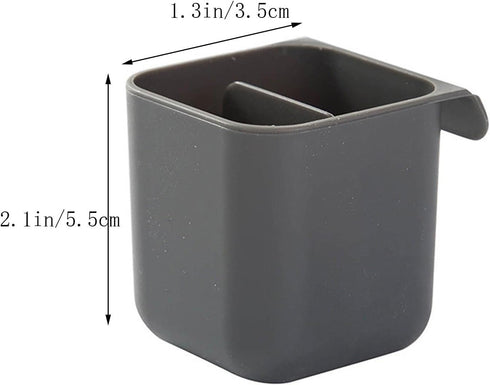 YUANstore 2pcs Rectangular Desktop Storage Box Computer Monitor Pocket Pencil Holder Home Office Stationery Storage