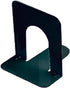School Smart Non-Skid Steel Bookend Set, 6 x 9 Inches, Black, Set of 2