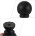 FOMIYES 10-Pack Replacement Lamp Shade Finial Knobs - Durable Plastic & Iron
