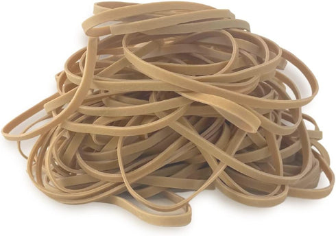 Upgrade Office Supply UPG22733 Rubber Bands, Size #33 (3-1/2 x 1/8") Natural Crepe, Made in USA (4 Oz Bag)