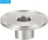 1.5 Inch 3/8" 304 50.5mm PATIKIL TC Tri Clamps Adaptor, Tri-Clover Fittings to NPT Female Sanitary Thread Adaptor
