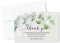 All Ewired Up Personalized Funeral Thank You Cards, Orchid Sympathy Acknowledgement Cards, Remembrance Ceremony, Celebration