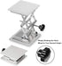 stonylab 8 inch x 8 inch Lab Scissors Jack, 200 x 200 mm Stainless Steel Laboratory Lift Stand Table, 15KG Support