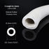 Lab Vacuum Rubber Tubing, 12mm (15/32") OD, 8mm (5/16") ID, Strong Thick Wall Connections for Glassware Labware