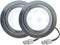 LIDESENMO 2-Pack 12V DC Kitchen Cooker Hood Light Bulb LED 1.5W for 60mm/2.50in