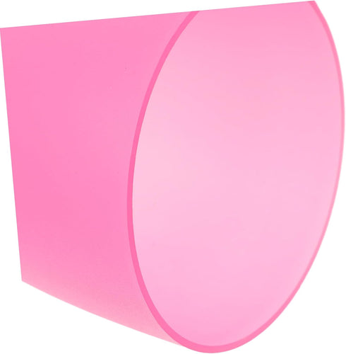 4.60X3.93 Inch 2 Pack Happyyami Replacement Plastic Lampshade for Desk Lamp and Pendant Light Small Flat Light Cover