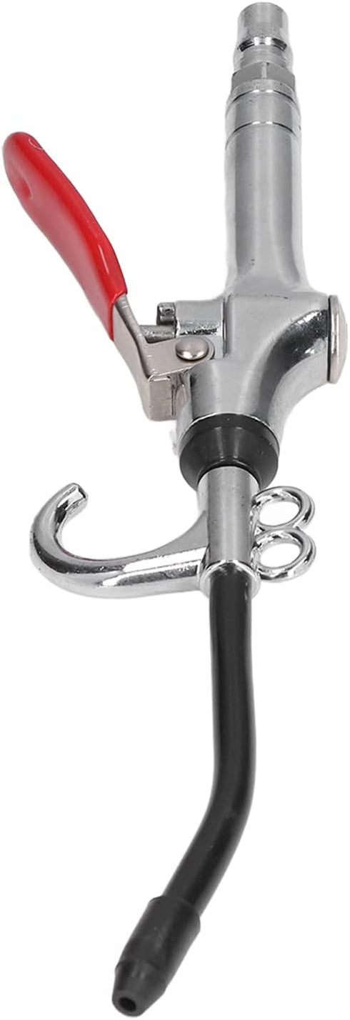 High Volume Powerful Industrial Air Blow Gun with Angled Nozzle for Pneumatic Air Compressor, Dust Cleaning Tool
