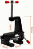 Mini Table Bench Vice Clamp for Jewelry, Model Making, DIY Repairs, Black Aluminum Alloy