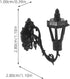 1.10In Set 5 Yardwe Miniature Wall Lamp Model Tiny Wall Mounted Lamp for Dollhouse Mini House Decorations DIY Scene