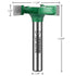 CNC Spoilboard Surfacing Router Bit, 1/4'' Shank, 1-1/4'' Cut Dia, 1/4'' Cut Length, 3 Wings, Professional Woodworking