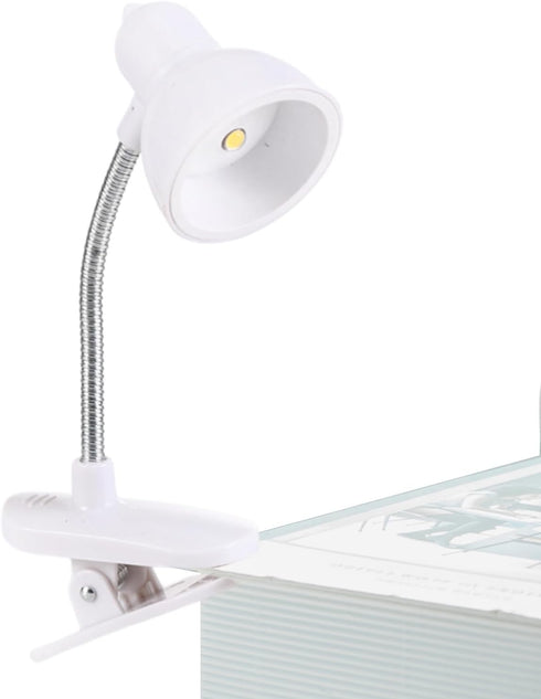 Generic Desk Lamp with Clamp Clip On Eye Caring Reading Lantern, Portable Adjustable Study Light for Home Office Studio