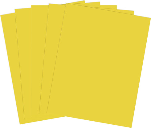 UBMOVE 8.5 11, 20 lb, 100 Multipurpose Copy Printer Paper, x Yellow, SHEETS, Construction Paper For School, Office