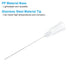 PATIKIL 50Pcs Dispensing Needle Tips, 27Ga x 1.5 Inch Blunt Tips with Luer Lock for Glue Oil Applicator