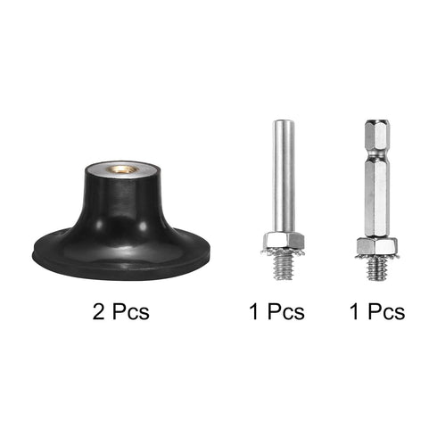 2Pack 2" 1/4" HARFINGTON Disc Pad Holder Quick Change Disc Shank Holder Mandrel for Die Grinder Sanding