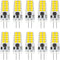 Dimmable G4 LED Bulb 12V 24V JC Type, 20-30W Halogen Equivalent, 4000K Natural White, 10pcs for Landscape Lighting