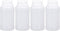PE Plastic Food Grade Bottles, Wide Mouth Lab Reagent Bottle for Liquid/Solid Sample Storage