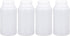 PE Plastic Food Grade Bottles, Wide Mouth Lab Reagent Bottle for Liquid/Solid Sample Storage
