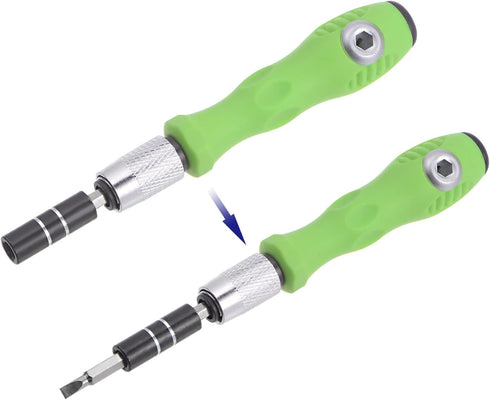 uxcell 32 in 1 Electronics Repair Tool Kit, Magnetic Precision Screwdriver Tweezer Sets for Mobile, Computer, Laptop,