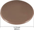 uxcell 80mm Wall Protectors - Self Adhesive Door Handle Bumper Guard Stopper Silicone, Brown, 2pcs