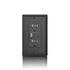 USB Outlet Receptacle, 20 Amp Duplex Tamper-Resistant Plug, Black Modern Wall Outlet with 3 USB Ports, 30W
