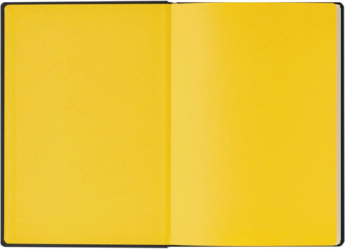Maruman MNEMOSYNE Journal Notebook, 8.5 x 6.02 Inches, 5mm Dot Grid, Hard Cover with Elastic Band, 120 Sheets